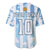(Custom Personalised) Argentina Football Baseball Jersey AFA Champions 2022 Sporty Style - Wonder Print Shop