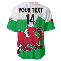 (Custom Text And Number) Wales Football Baseball Jersey Come On Welsh Dragons With Celtic Knot Pattern - Wonder Print Shop