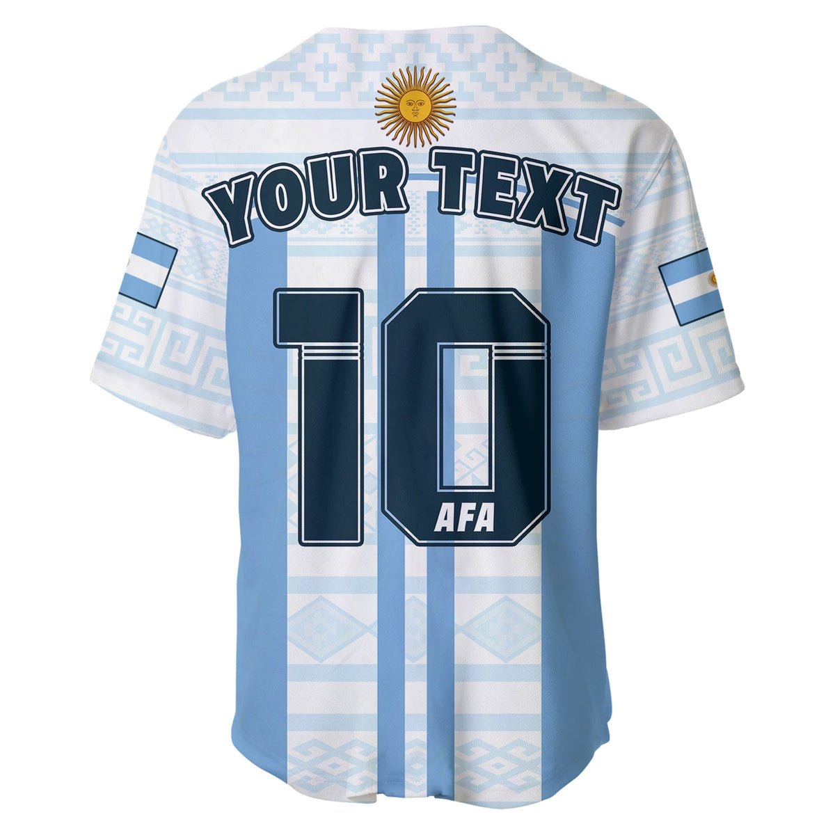 (Custom Text And Number) Argentina Football 2022 Baseball Jersey Vamos La Albiceleste - Wonder Print Shop