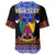 (Custom Personalised) Cameroon Baseball Jersey Atoghu Pattern Black Style - Wonder Print Shop