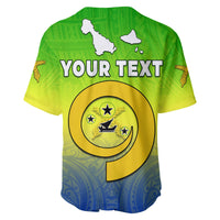 Malampa Province Baseball Jersey Native Canoe Mix Vanuatu Pig Tusk Green Version - Wonder Print Shop