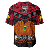 Papua New Guinea Rugby Baseball Jersey PNG Kumuls Bird Of Paradise Black - Wonder Print Shop