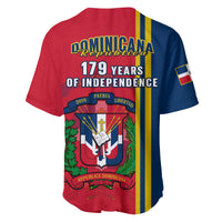 Dominican Republic Baseball Jersey Happy 179 Years Of Independence Ver.01 - Wonder Print Shop