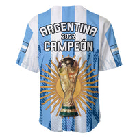 Argentina Football Baseball Jersey La Albiceleste Campeon Proud White 2022 - Wonder Print Shop