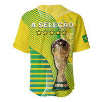 Brazil Football Baseball Jersey Canarinha Champions WC 2022 - Wonder Print Shop