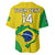 (Custom Text And Number) Brazil Football Baseball Jersey Brasil Map Come On Canarinho Sporty Style - Wonder Print Shop