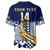 (Custom Text And Number) South Africa Rugby Baseball Jersey Outgoing Tour Go Springboks - Wonder Print Shop