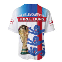 England Football Baseball Jersey Three Lions Champions World Cup 2022 - Wonder Print Shop