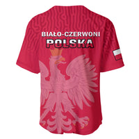 Poland Football Baseball Jersey Polska World Cup 2022 Red - Wonder Print Shop