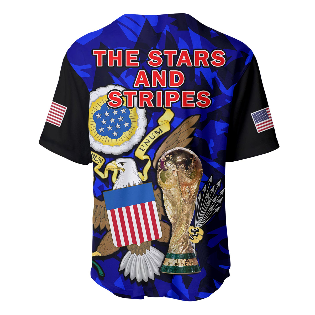 USA Football Baseball Jersey The Yanks Champions WC 2022 - Wonder Print Shop