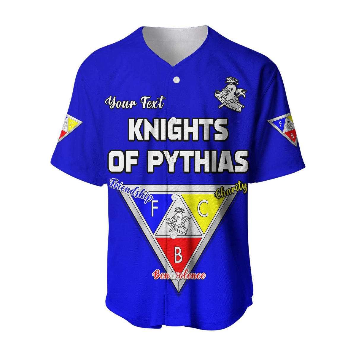 (Custom Personalise) Knights of Pythias Baseball Jersey Since 1864 Original Style LT13 - Wonder Print Shop