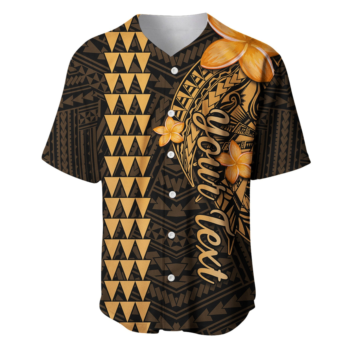 Custom Personalised Hawaii Baseball Jersey Kakau Kanaka Maoli Combine Polynesian Shark Ver.01 - Wonder Print Shop