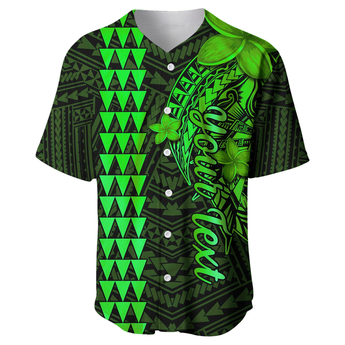 Custom Personalised Hawaii Baseball Jersey Kakau Kanaka Maoli Combine Polynesian Shark Ver.02 - Wonder Print Shop