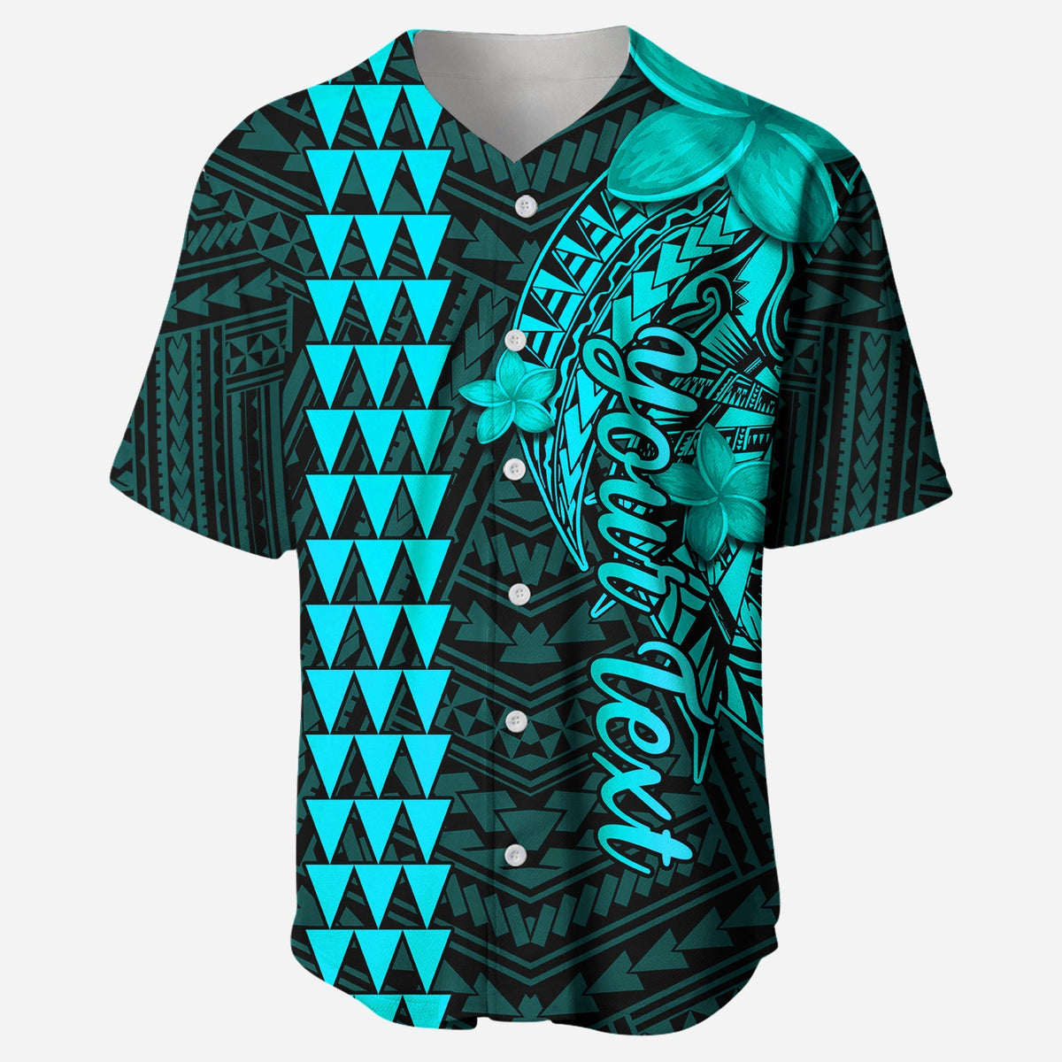 Custom Personalised Hawaii Baseball Jersey Kakau Kanaka Maoli Combine Polynesian Shark Ver.04 - Wonder Print Shop