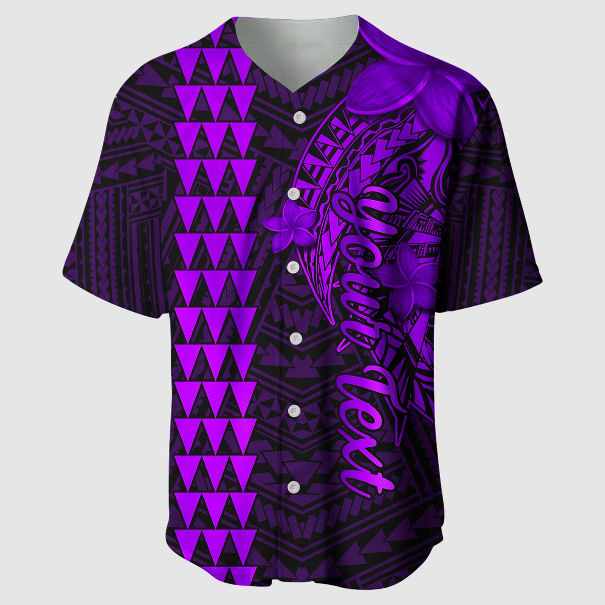 Custom Personalised Hawaii Baseball Jersey Kakau Kanaka Maoli Combine Polynesian Shark Ver.05 - Wonder Print Shop