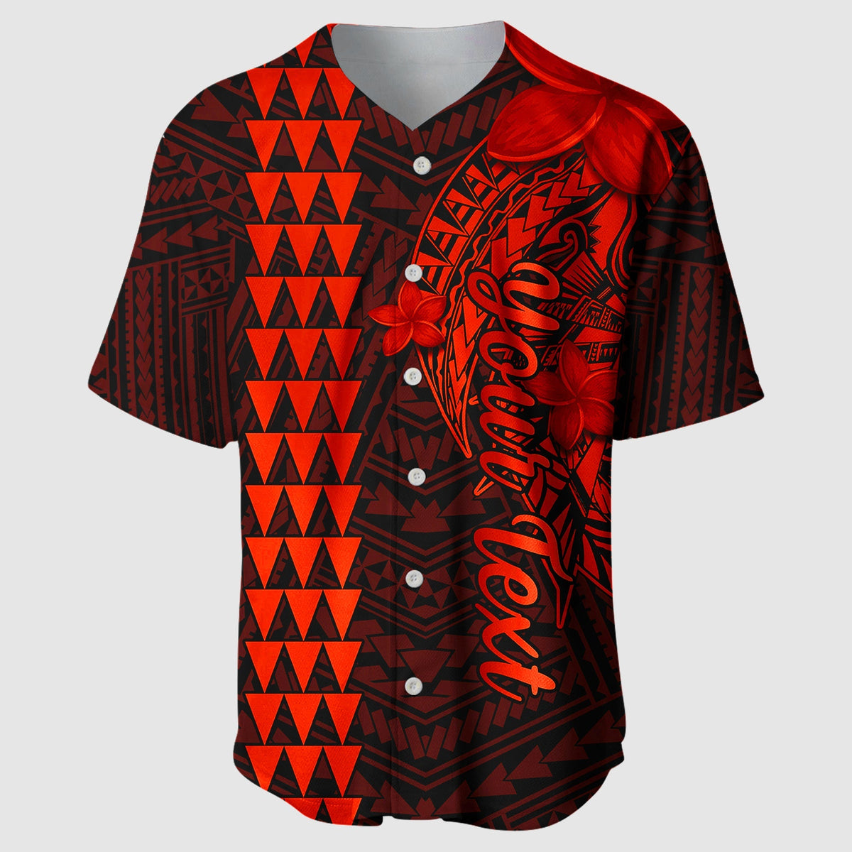 Custom Personalised Hawaii Baseball Jersey Kakau Kanaka Maoli Combine Polynesian Shark Ver.06 - Wonder Print Shop