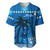 Custom Personalised Bula Fiji Day Baseball Jersey Fijian Tapa with Palm Tree 52nd Anniversary LT13 - Wonder Print Shop