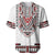 Custom Personalised Polynesian Baseball Jersey Dashiki With Polynesian Tattoo Royal Version - Wonder Print Shop