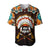 The First Americans Baseball Jersey Indian Headdress With Skull LT13 - Wonder Print Shop