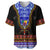 (Custom Personalised) Cameroon Baseball Jersey Atoghu Pattern Black Style - Wonder Print Shop