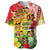Custom Personalised Aloha Poly Fest Baseball Jersey Polynesian Pattern With Tropical Flowers - Wonder Print Shop