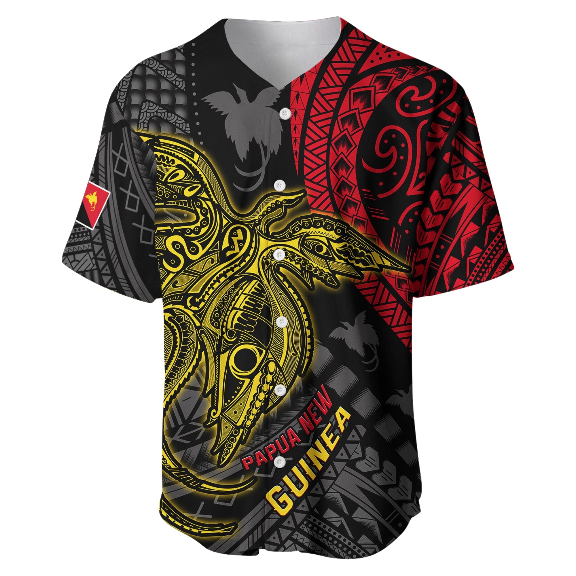 Papua New Guinea Baseball Jersey Raggiana Birds Of Paradise Happy 47th Independence Day LT13 - Wonder Print Shop