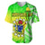 Happy Mangaia Gospel Day Baseball Jersey Cook Islands Coat of Arms Polynesian Pattern - Wonder Print Shop