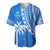 Fiji Rugby Sevens Baseball Jersey Fijian 7s Tapa Polynesian Blue Ver.01 LT13 - Wonder Print Shop