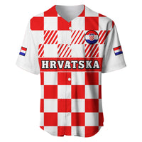 Croatia Football Baseball Jersey Hrvatska Checkerboard Red Version - Wonder Print Shop