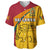 Sri Lanka Baseball Jersey Sri Lankan Pattern Happy 75 Years Of Independence Ver.01 - Wonder Print Shop