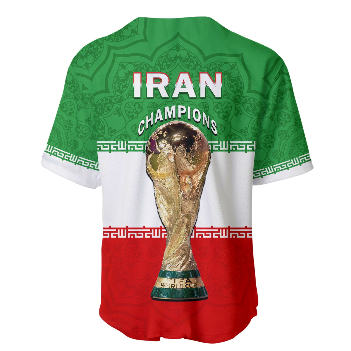 Iran Football Baseball Jersey Team Melli Champions World Cup 2022 - Wonder Print Shop
