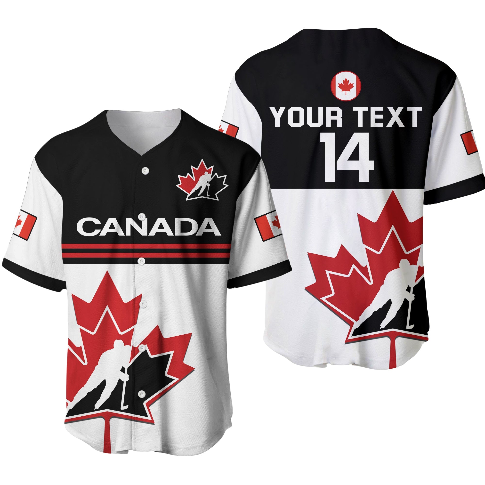custom-text-and-number-canada-hockey-2023-baseball-jersey-maple-leaf-white-style-ver01