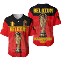 Belgium Football 2022 Baseball Jersey De Rode Duivels Sporty Style - Wonder Print Shop
