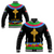 (Custom Personalised) Eritrea Baseball Jacket Cross Flag Camel Black LT13 - Wonder Print Shop