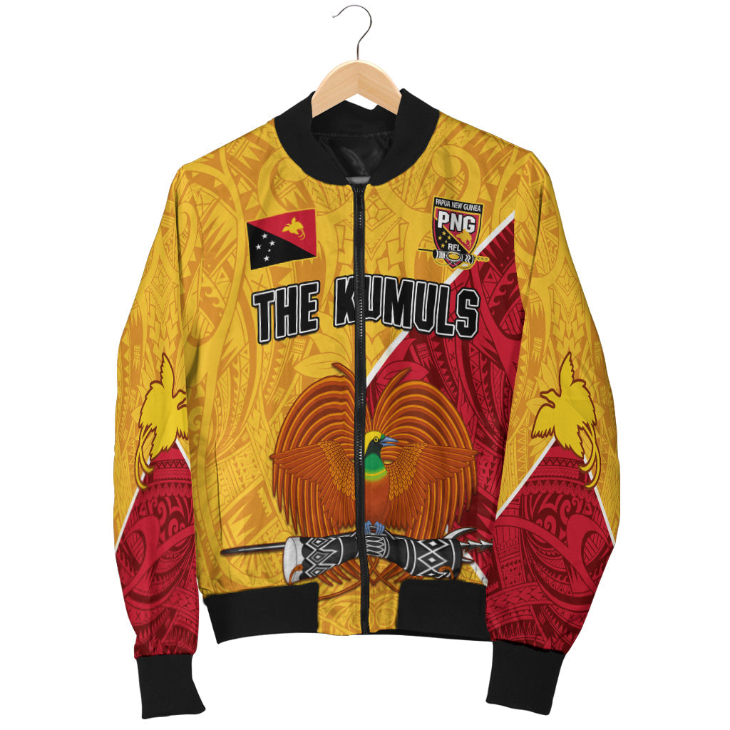 The Kumuls PNG Bomber Jacket Papua New Guinea Polynesian Dynamic Style - Wonder Print Shop