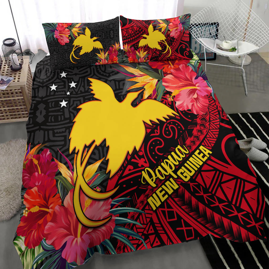 Papua New Guinea Bedding Set Bird of Paradise LT13 - Wonder Print Shop