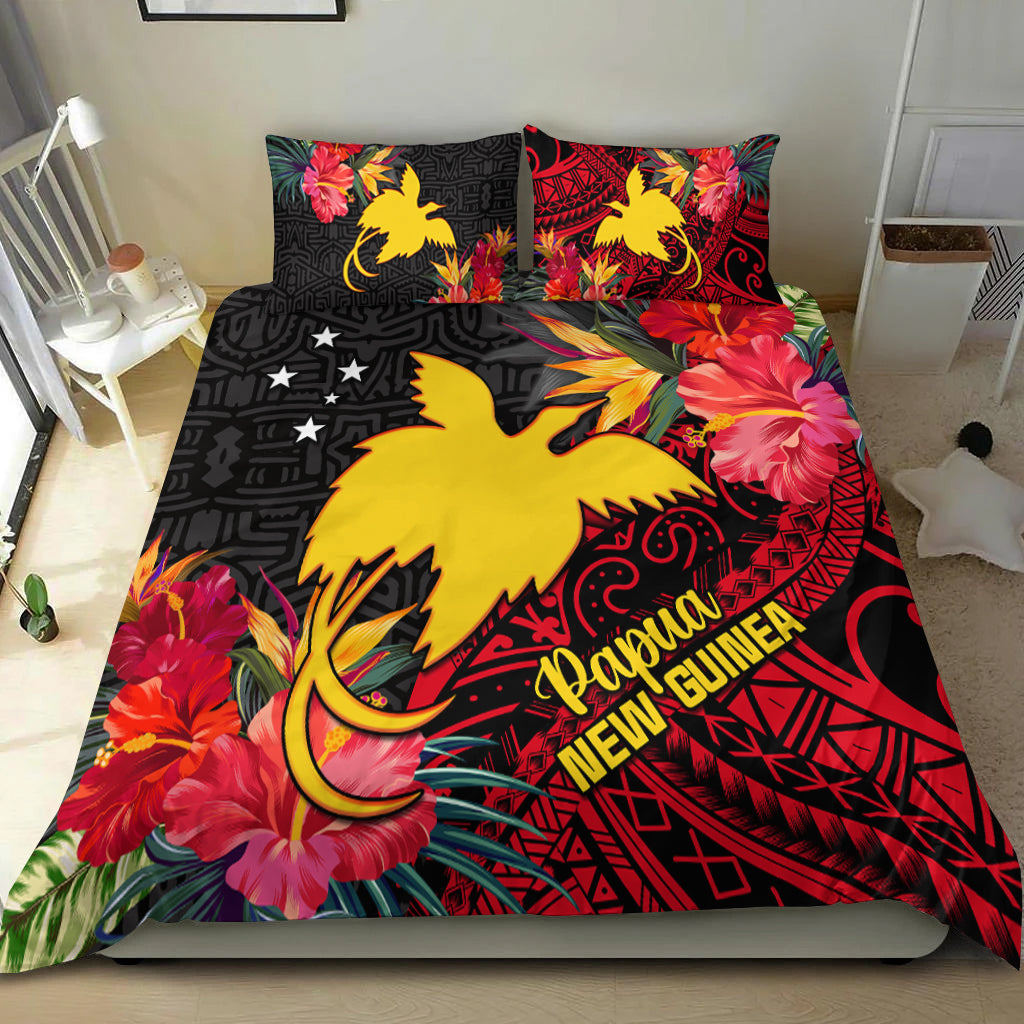 Papua New Guinea Bedding Set Bird of Paradise LT13 - Wonder Print Shop