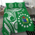 custom-personalised-cook-islands-tatau-bedding-set-symbolize-passion-stars-version-green