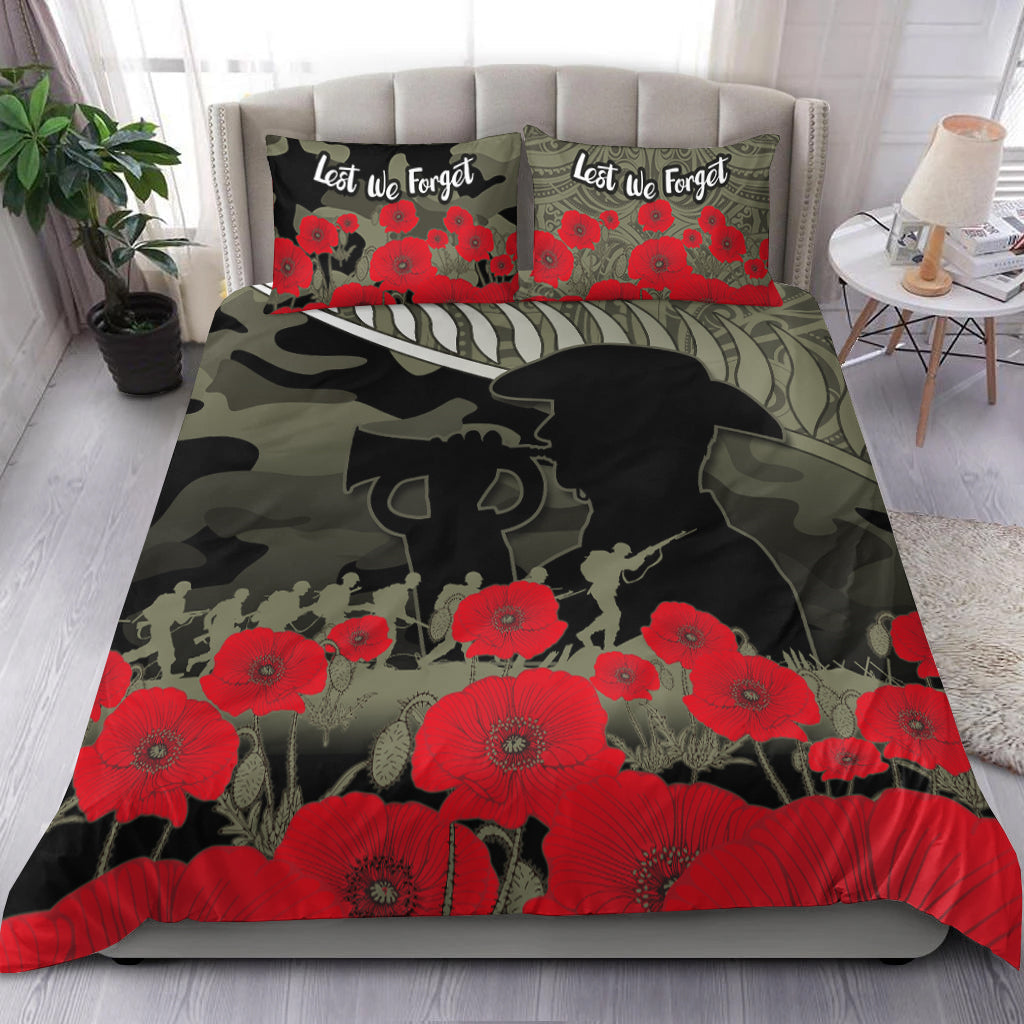 New Zealand ANZAC 2022 Bedding Set Maori Camouflage - Wonder Print Shop