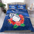 Samoa Rugby Bedding Set Manu Samoa Polynesian Hibiscus Blue Style - Wonder Print Shop