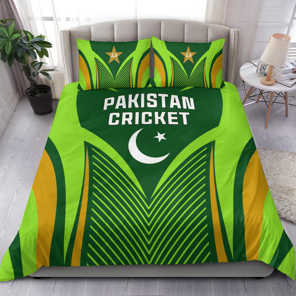 Pakistan Cricket Bedding Set Green Shaheens Champion LT13 - Wonder Print Shop