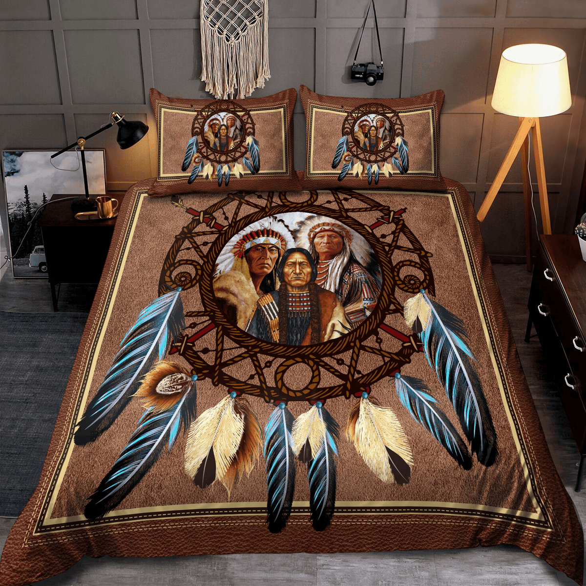 Native American 3D All Over Printed Bedding Set - Wonder Print Shop