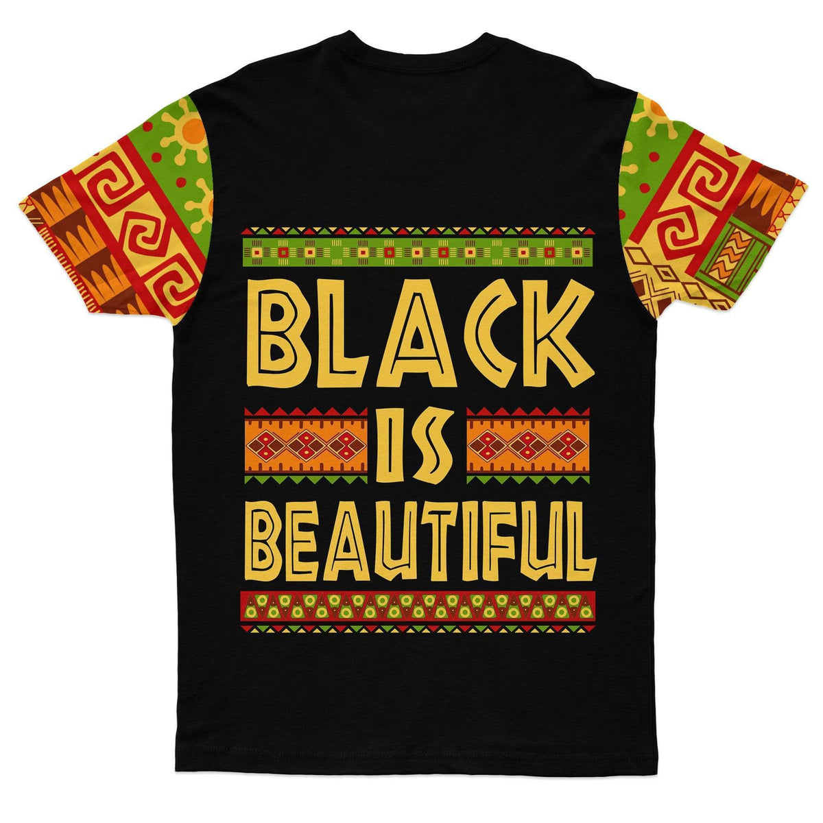 Afican BLM T Shirt BLACK IS BEAUTIFUL T Shirt - Wonder Print Shop