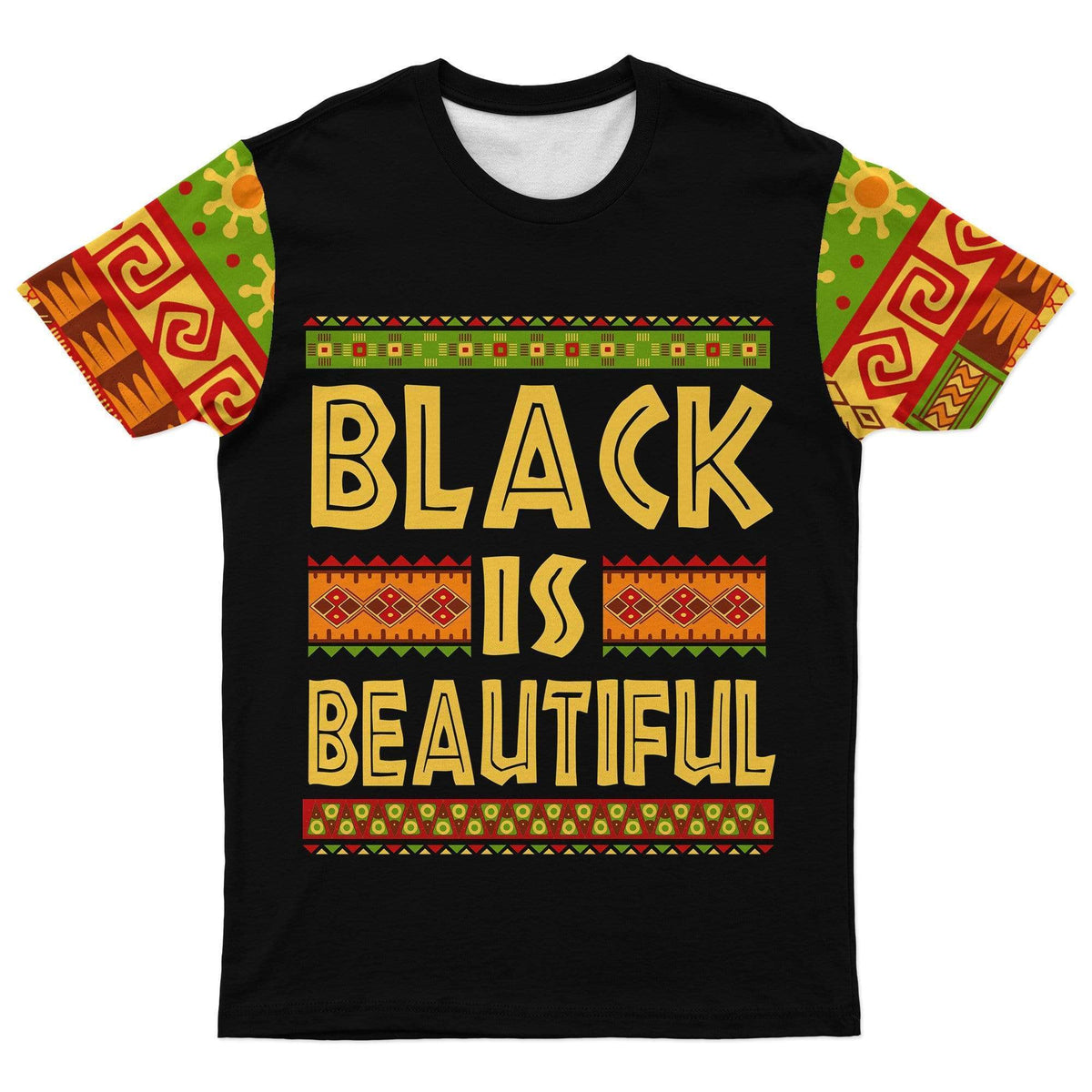Afican BLM T Shirt BLACK IS BEAUTIFUL T Shirt - Wonder Print Shop