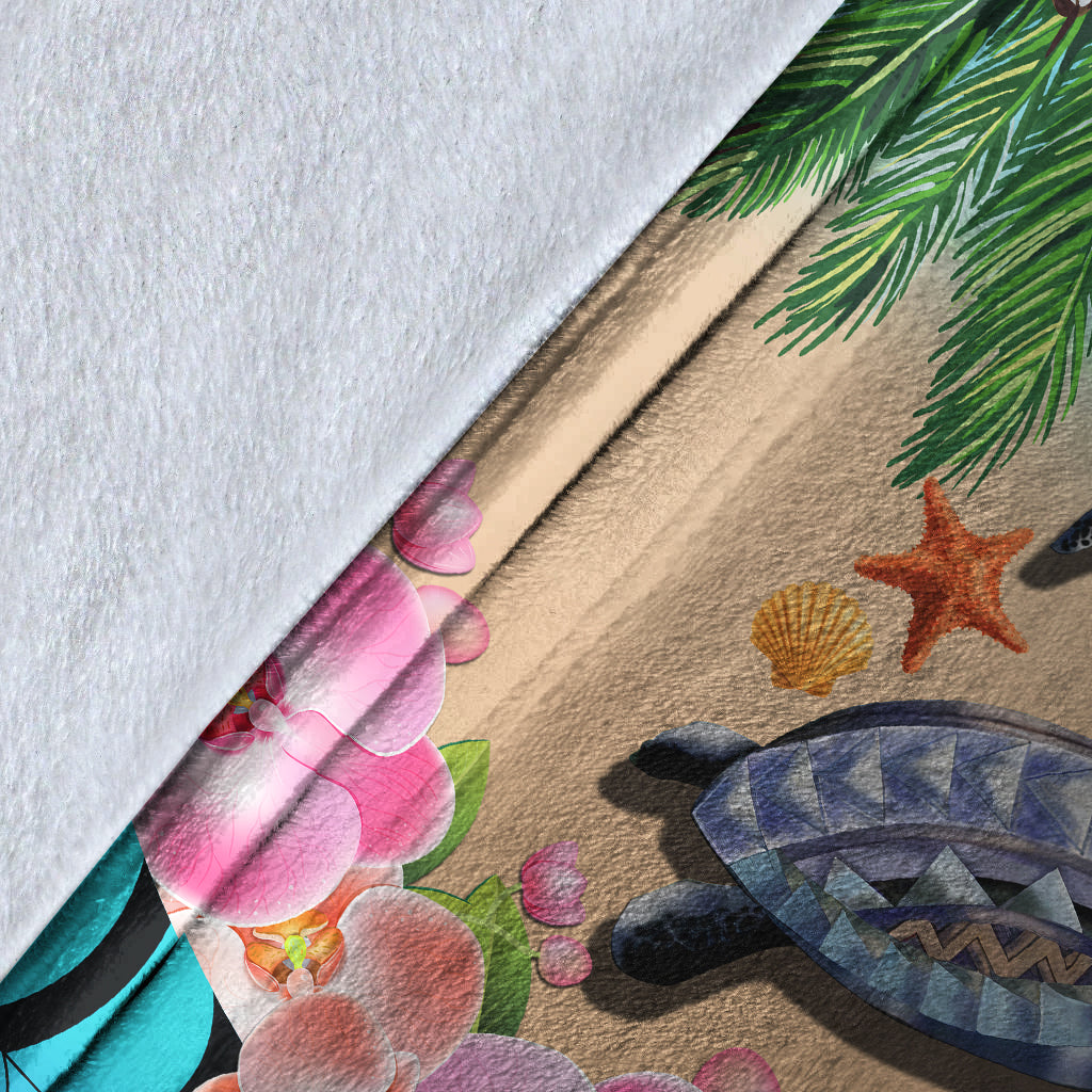 polynesian-turtle-coconut-tree-and-orchids-premium-blanket-lt14