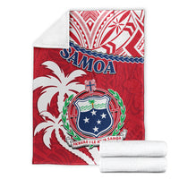 samoa-premium-blanket-samoan-coat-of-arms-with-coconut-red-style