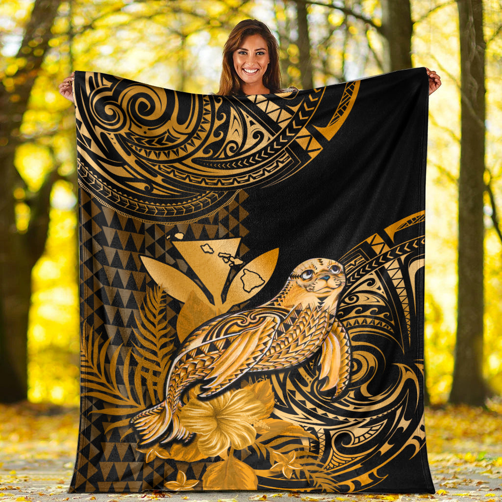 hawaii-monk-seal-premium-blanket-kakau-with-kanaka-gold