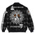 (Custom) Wonder Print Shop - Bomber Jacket Skull Warrior Dead Hero with Hammer RLT12 - Wonder Print Shop
