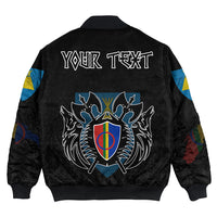 (Custom) Viking - Sami Flag and Map Bomber Jackets style Viking Geri and Freki RLT12 - Wonder Print Shop
