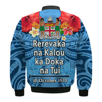 Fiji 1970 Bomber Jacket Happy 52 Years Independence Anniversary - Wonder Print Shop